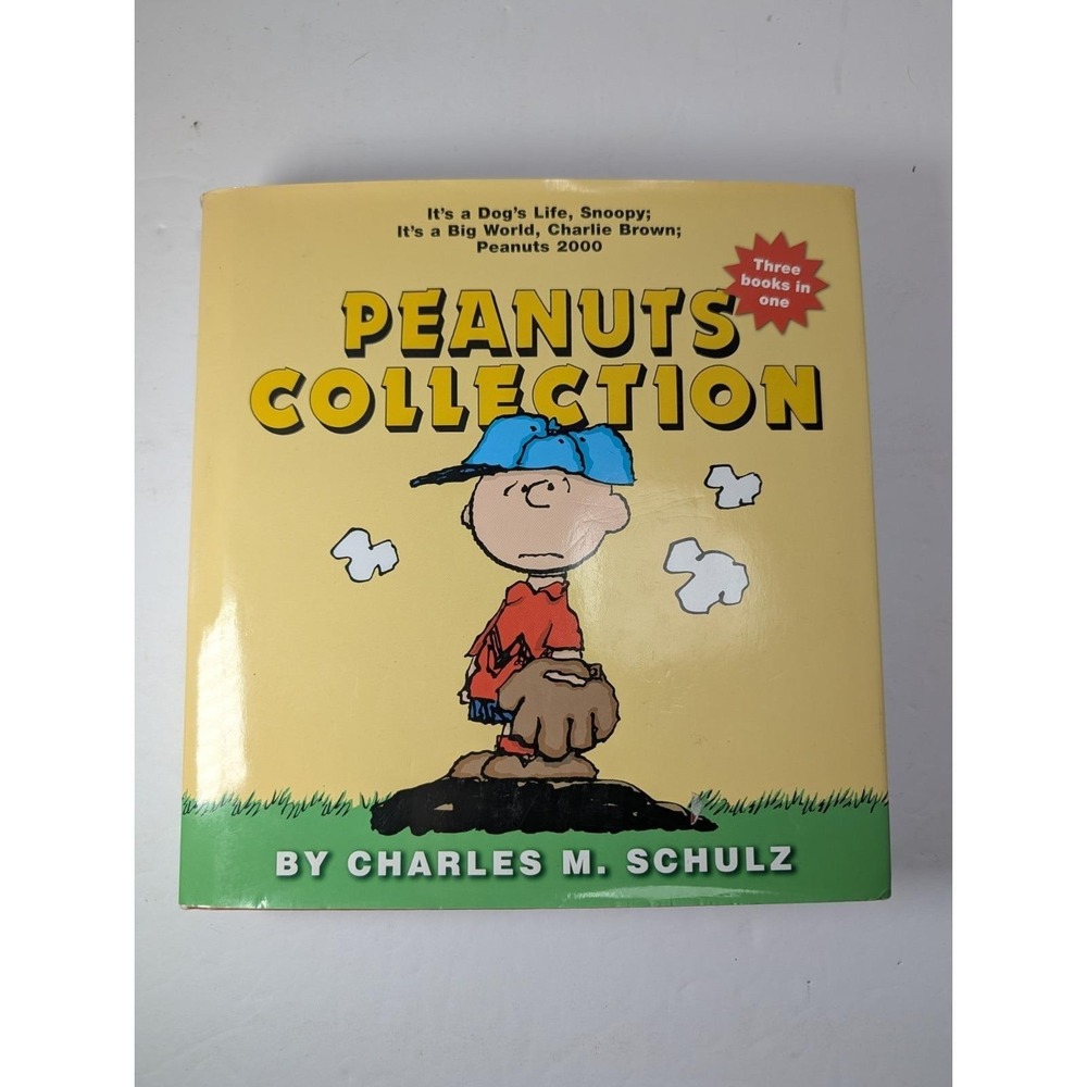Peanuts Collection Charles M. Schulz Hardcover 3-Books-In-1 Snoopy Charlie...